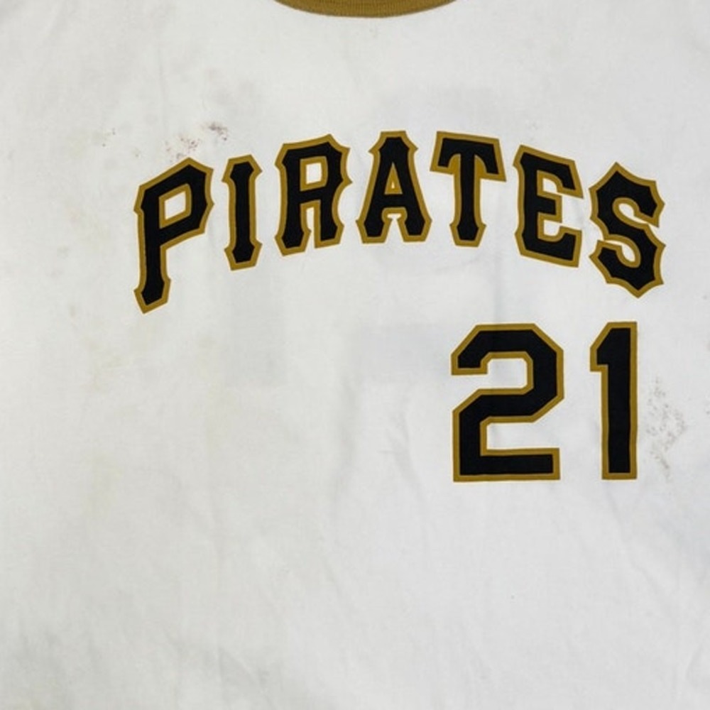 Pittsburgh Pirates Roberto Clemente 21 Park Antony Pullover Jersey XL White - Picture 3 of 6